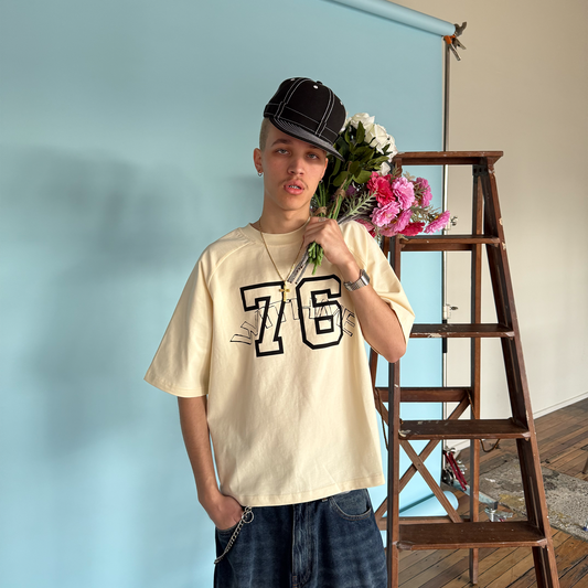 WITHME SEVENTY SIX T-SHIRT - OFF WHITE