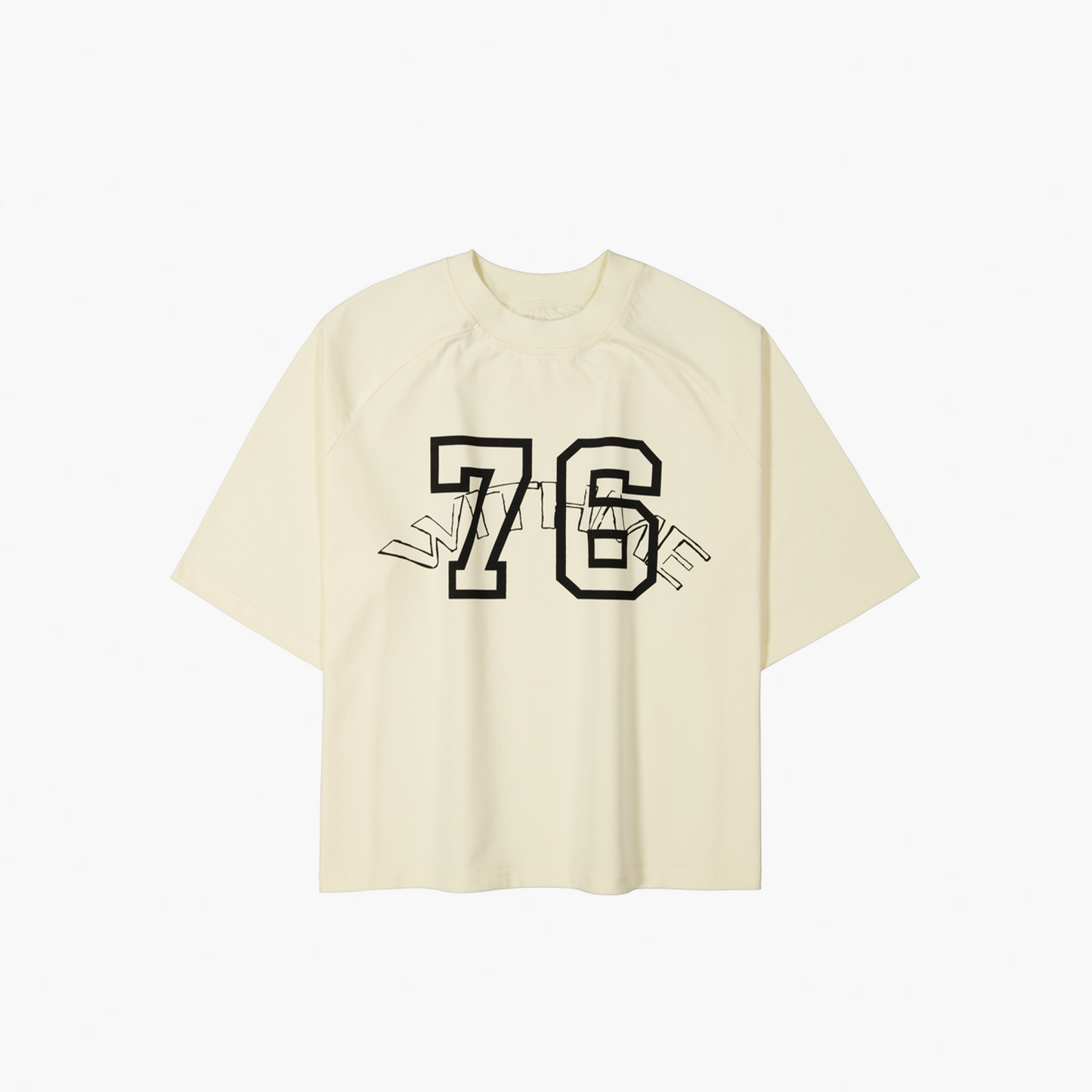 WITHME SEVENTY SIX T-SHIRT - OFF WHITE