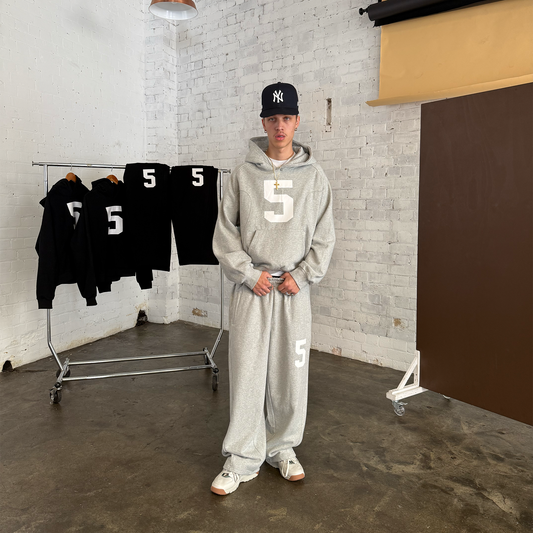 WITHME 5IVE HOODIE - GREY