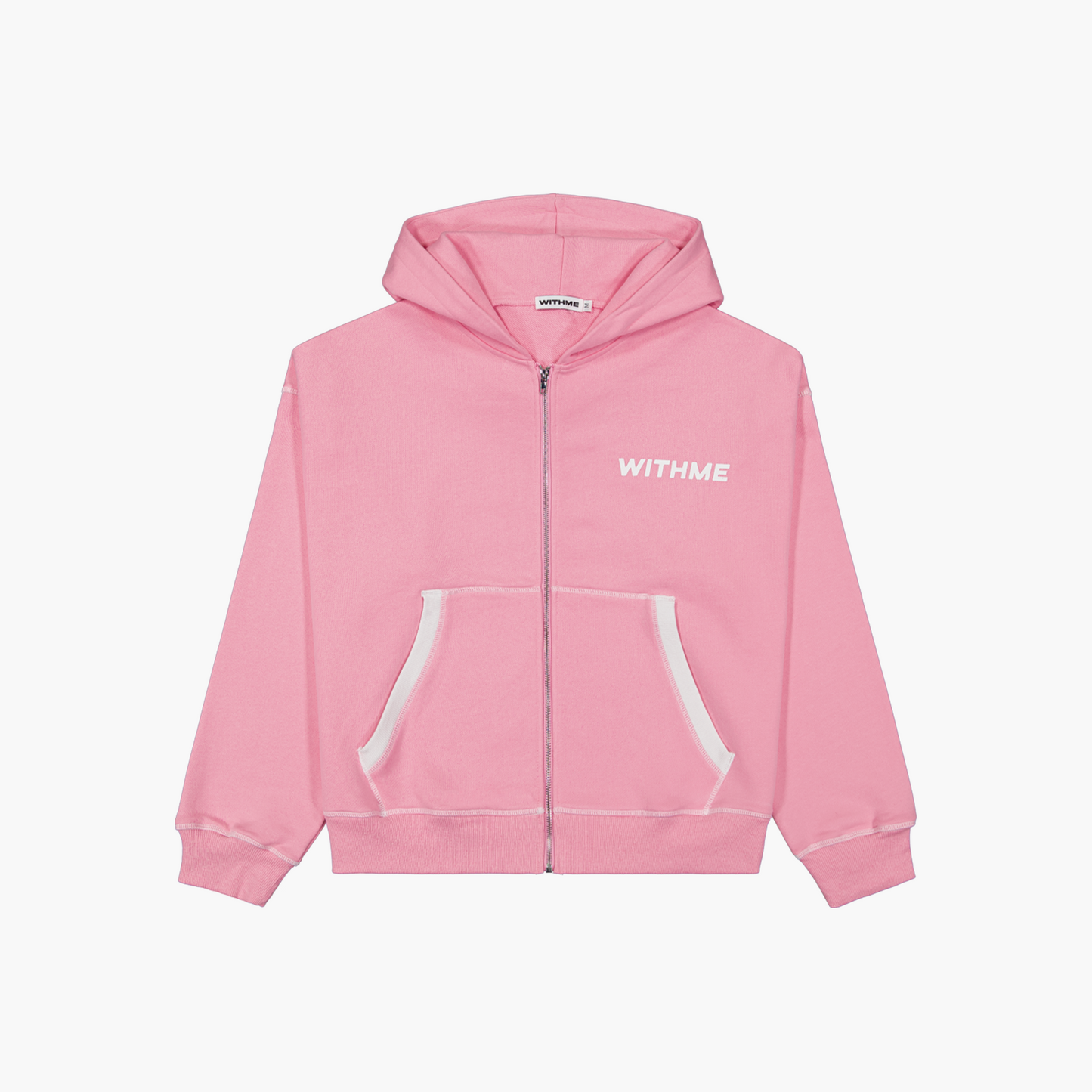 WITHME ZIP HOODIE - PINK