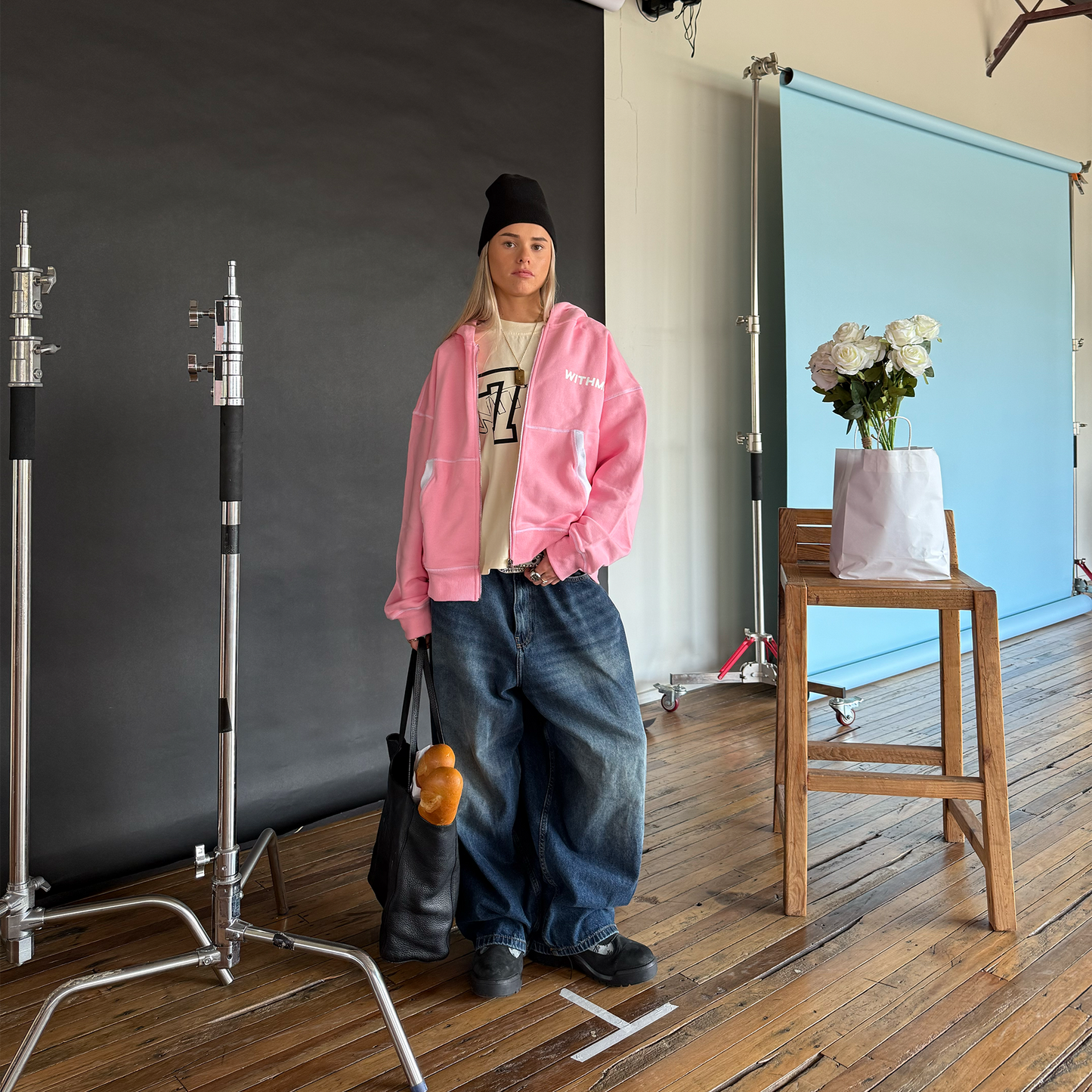 WITHME ZIP HOODIE - PINK