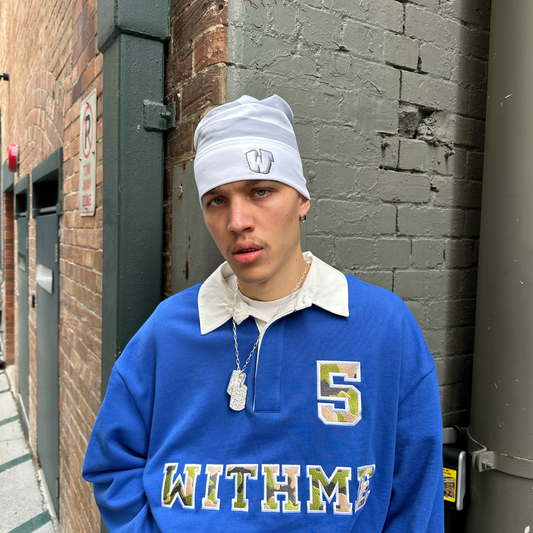 WITHME SKULL BEANIE - WHITE
