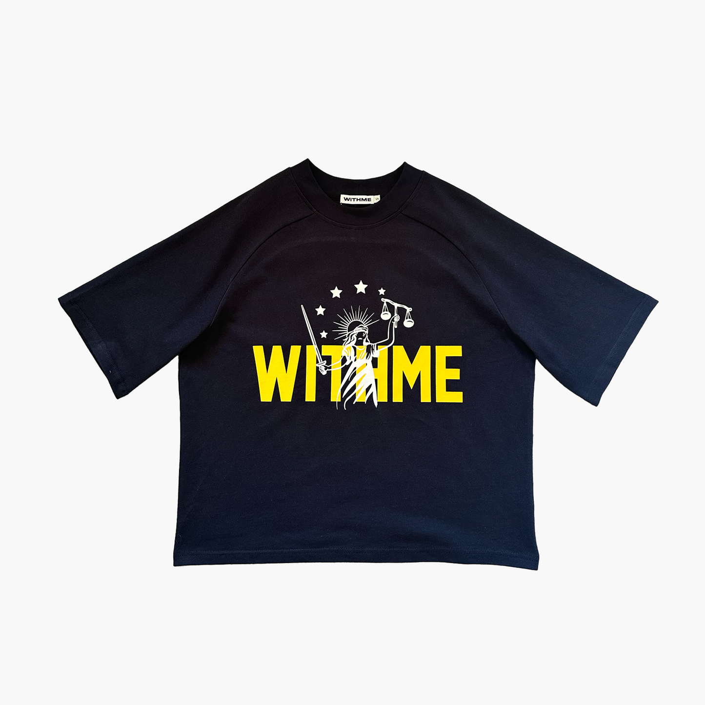 WITHME JUSTICE T-SHIRT - NAVY