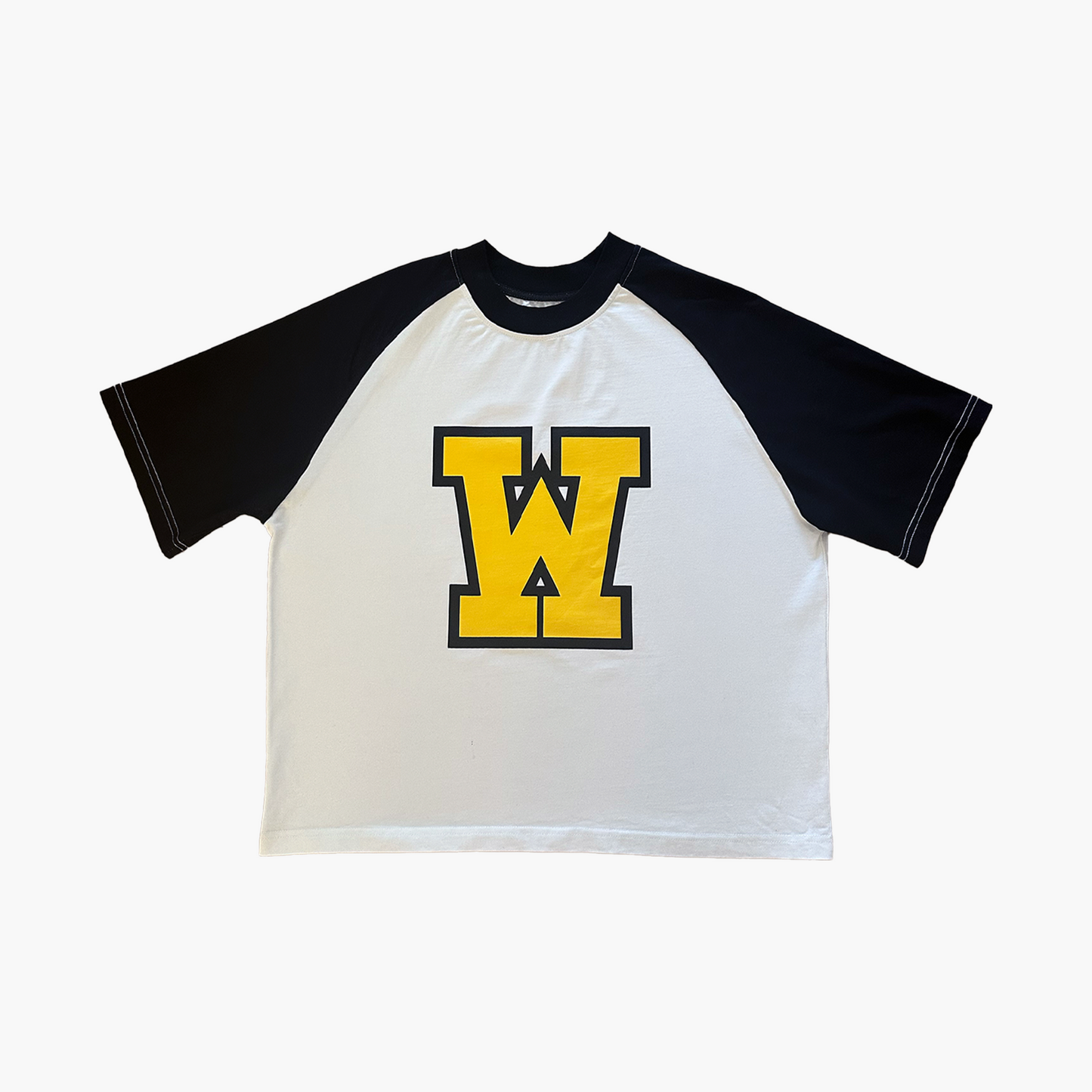WITHME W RAGLAN T-SHIRT - FLAT WHITE
