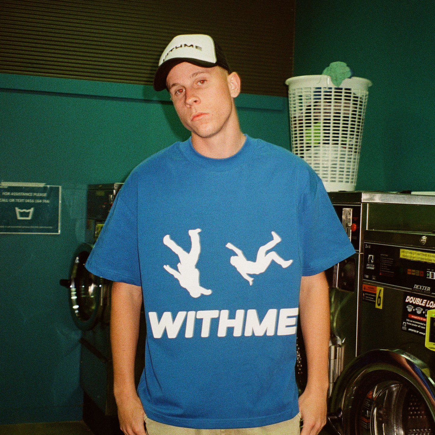 WITHME DESCENDING T-SHIRT - ROYAL BLUE