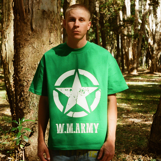 WITHME ARMY T-SHIRT - GREEN