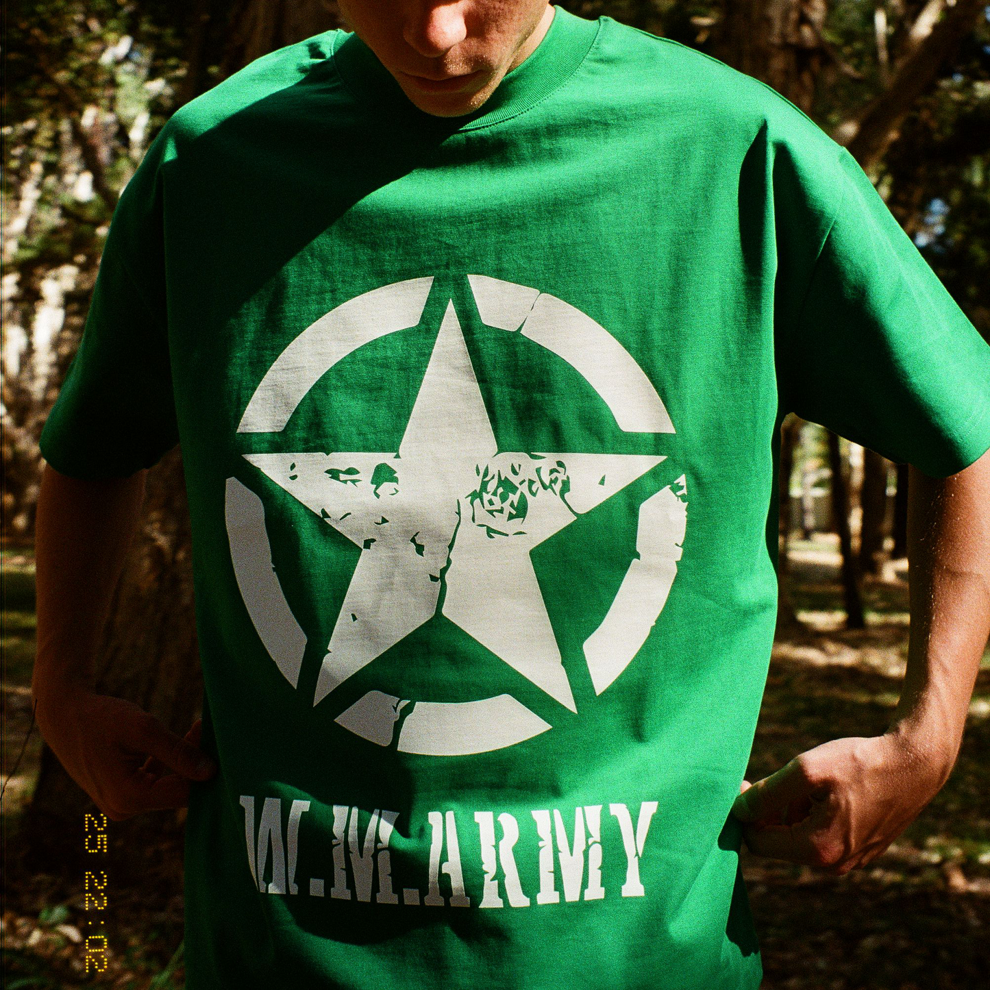 WITHME ARMY T-SHIRT - GREEN