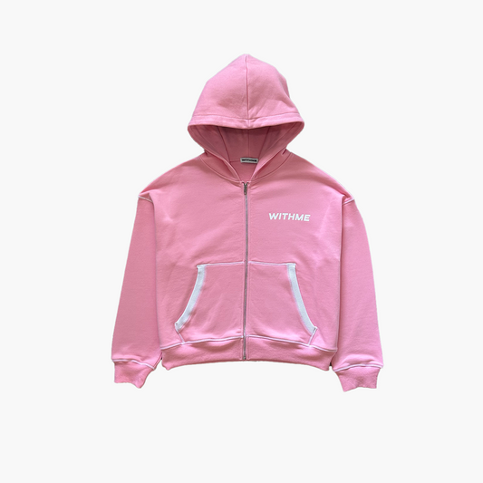 WITHME ZIP HOODIE - PINK