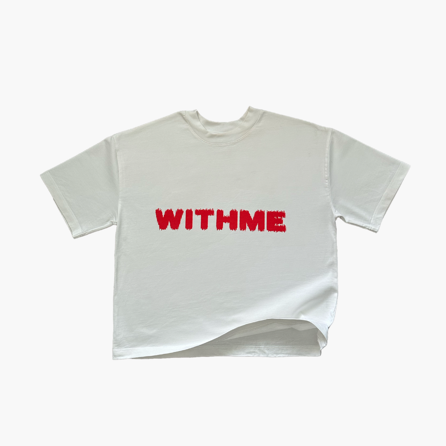 WITHME TYRE T-SHIRT - FLAT WHITE