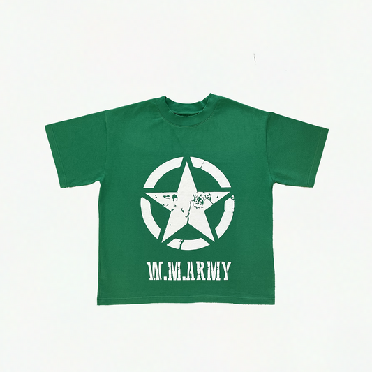 WITHME ARMY T-SHIRT - GREEN