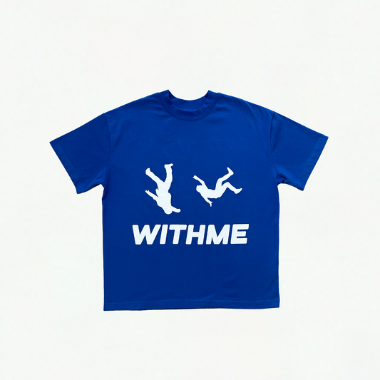 WITHME DESCENDING T-SHIRT - ROYAL BLUE