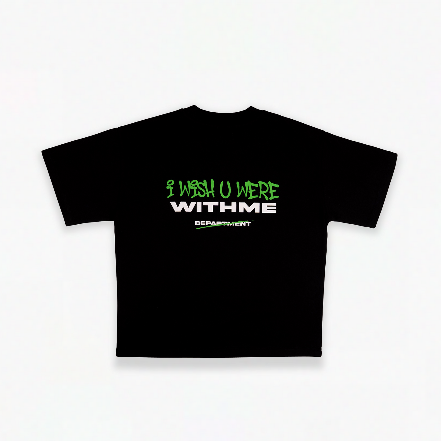 WITHME WISH U WERE T-SHIRT - BLACK