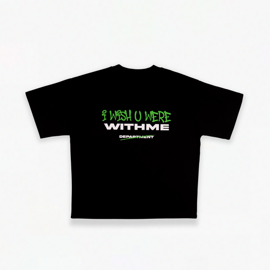 WITHME WISH U WERE T-SHIRT - BLACK