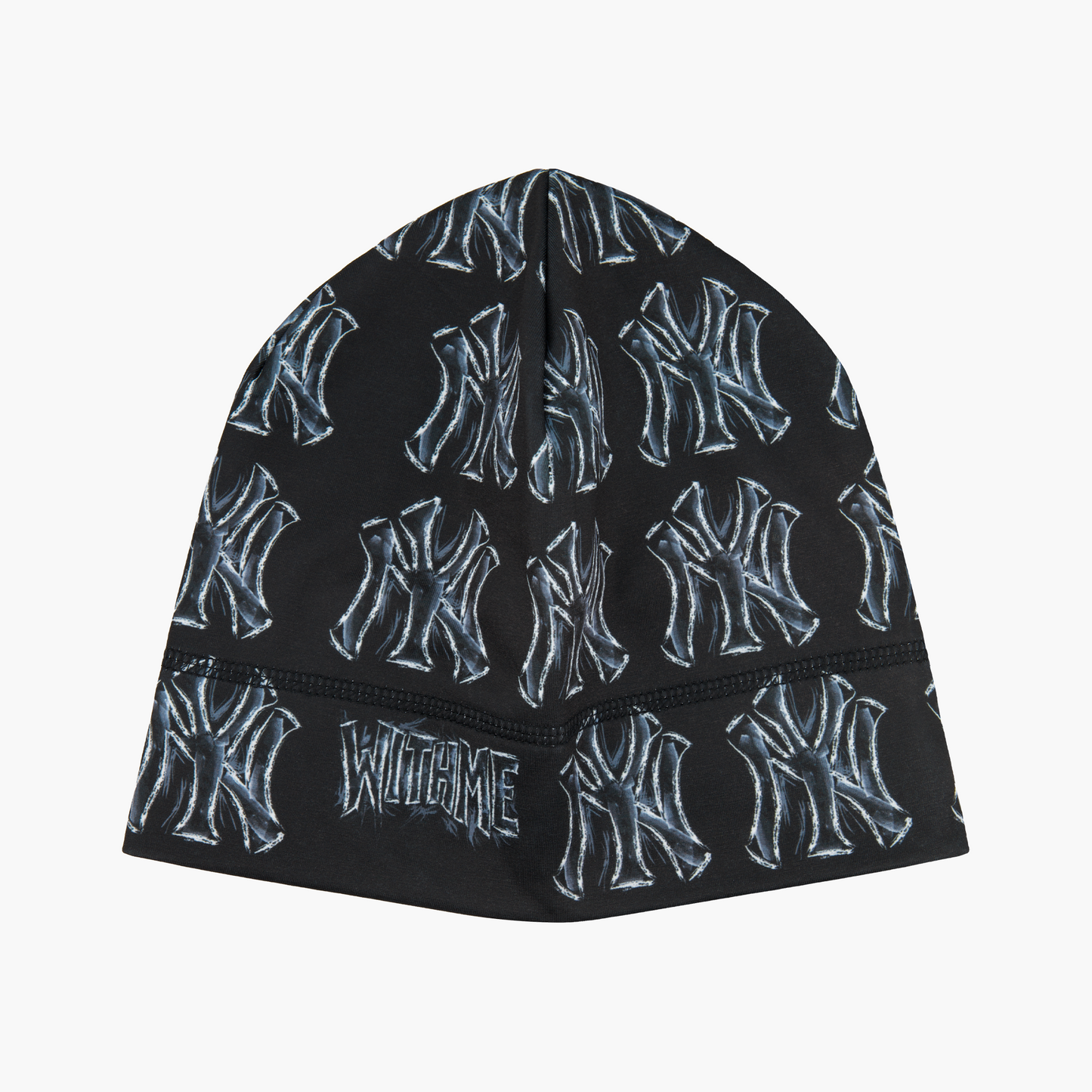 WITHME SKULL BEANIE - BLACK