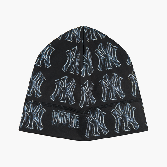 WITHME SKULL BEANIE - BLACK